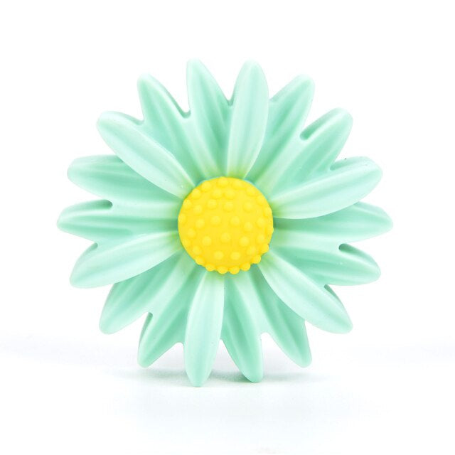 Silicone Daisy Pacifier Clip