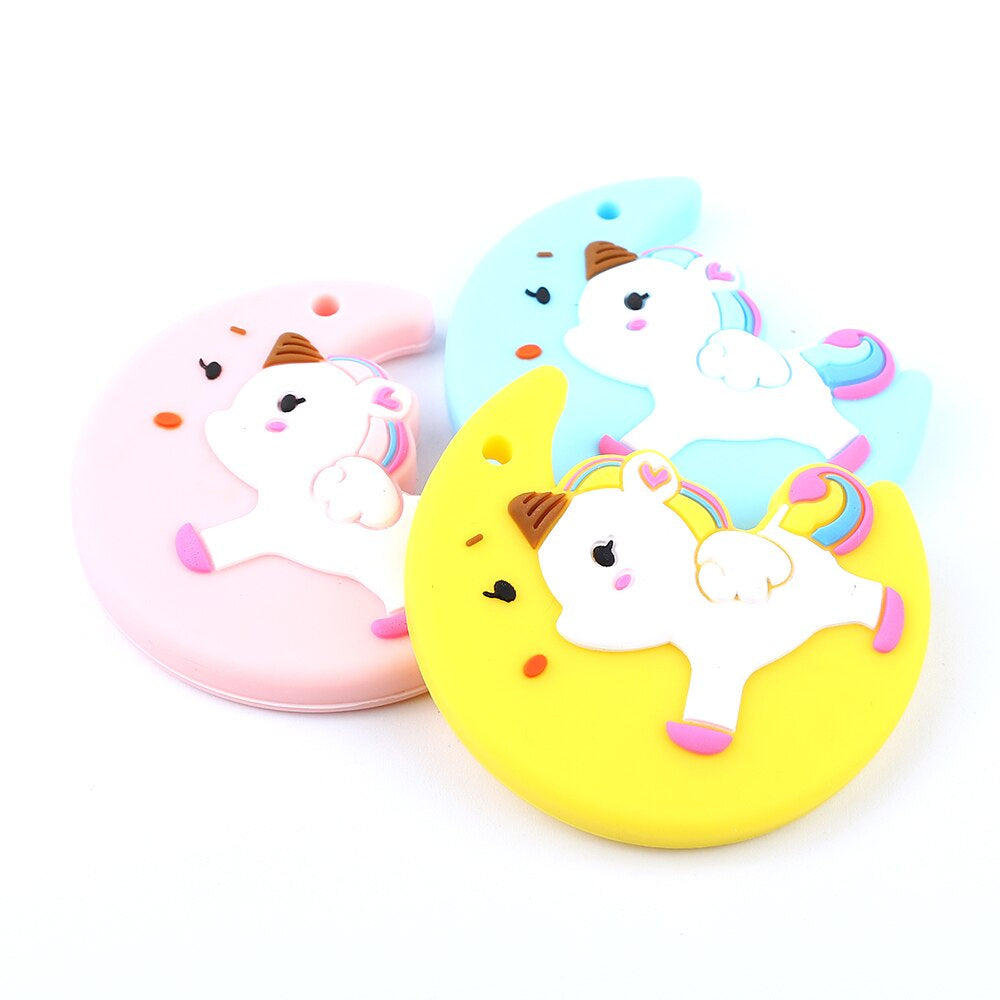 Silicone Moon Teether