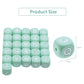5pcs Silicone Letter Beads - Green