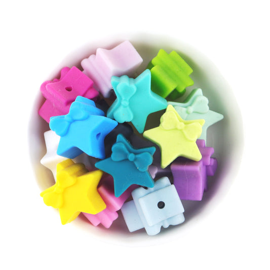 Silicone Star Teething Beads