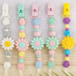 Silicone Sunflower Teething Beads