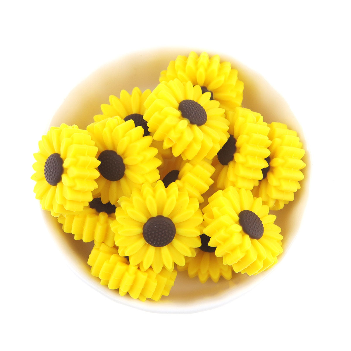 Silicone Sunflower Daisy Beads