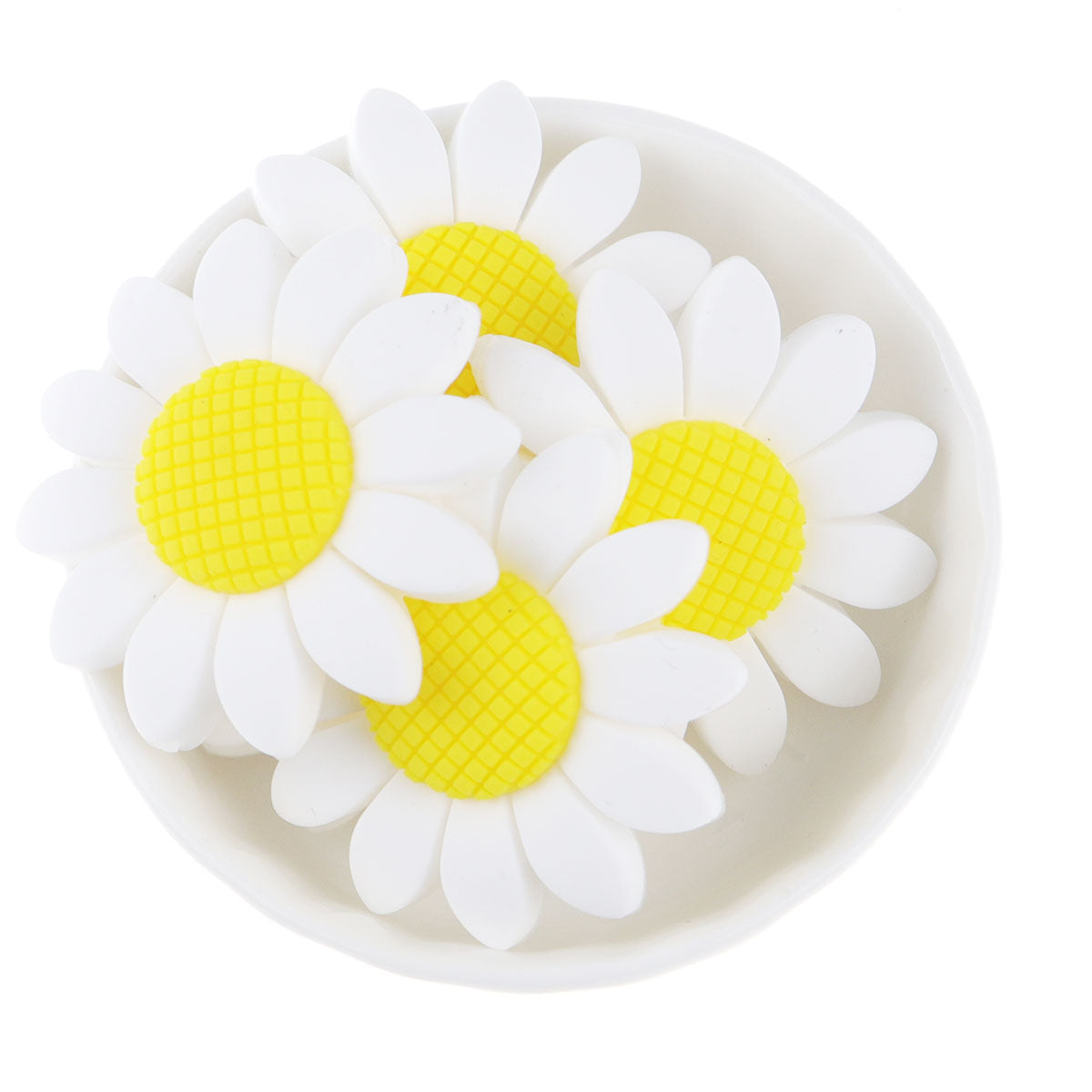 Silicone Sunflower Teething Beads