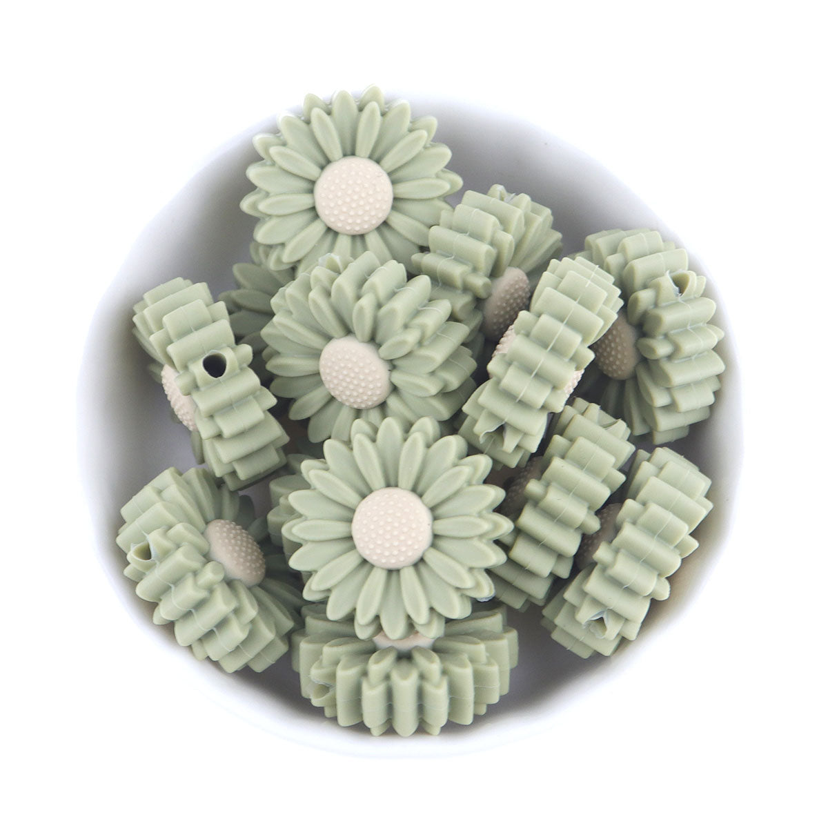 Silicone Sunflower Daisy Beads