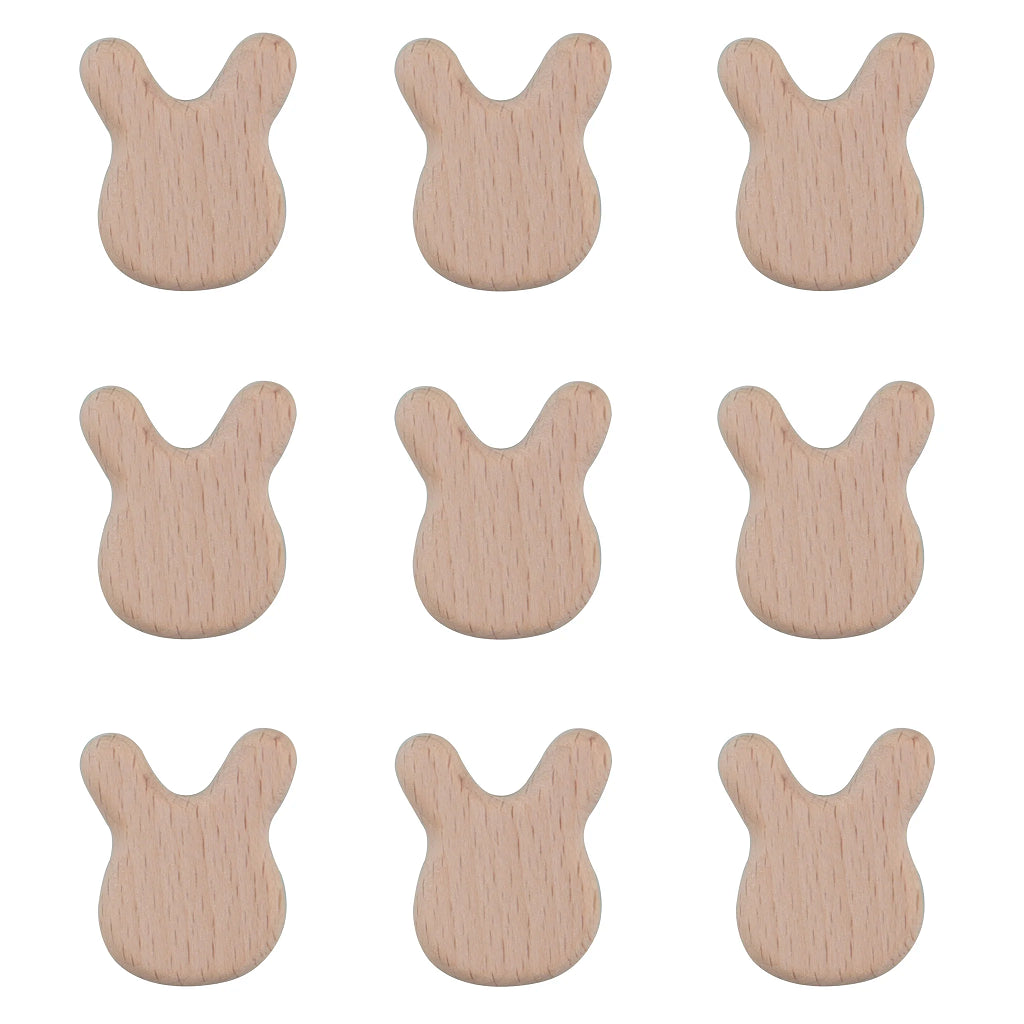 1pc Wooden Animal Rabbit Hole DIY Part