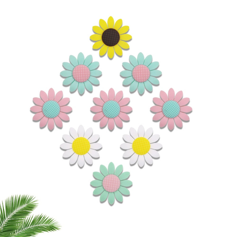 Silicone Sunflower Teething Beads