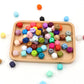 5pcs Silicone Hexagons Beads - 14mm
