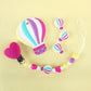Silicone Hot Air Balloon Teething Beads