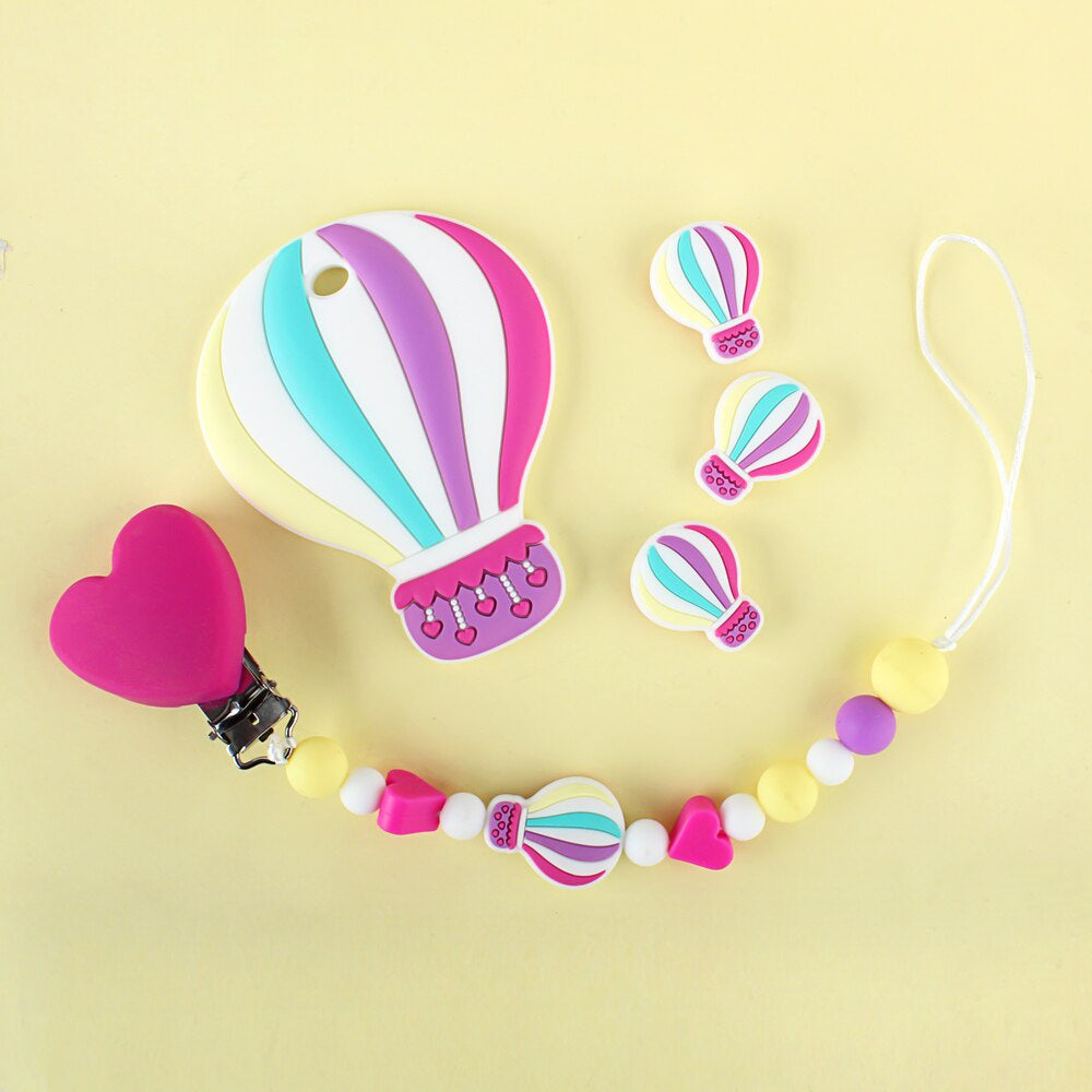 Silicone Hot Air Balloon Teething Beads