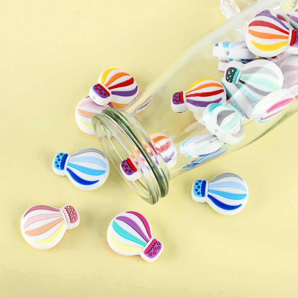 Silicone Hot Air Balloon Teething Beads