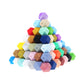 5pcs Silicone Hexagons Beads - 17mm