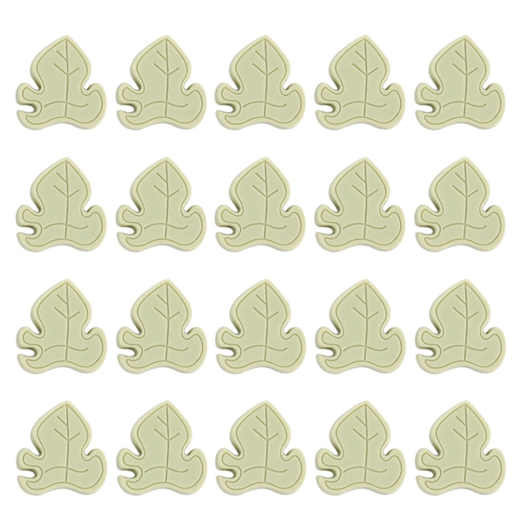 Silicone Monstera Leaf Beads