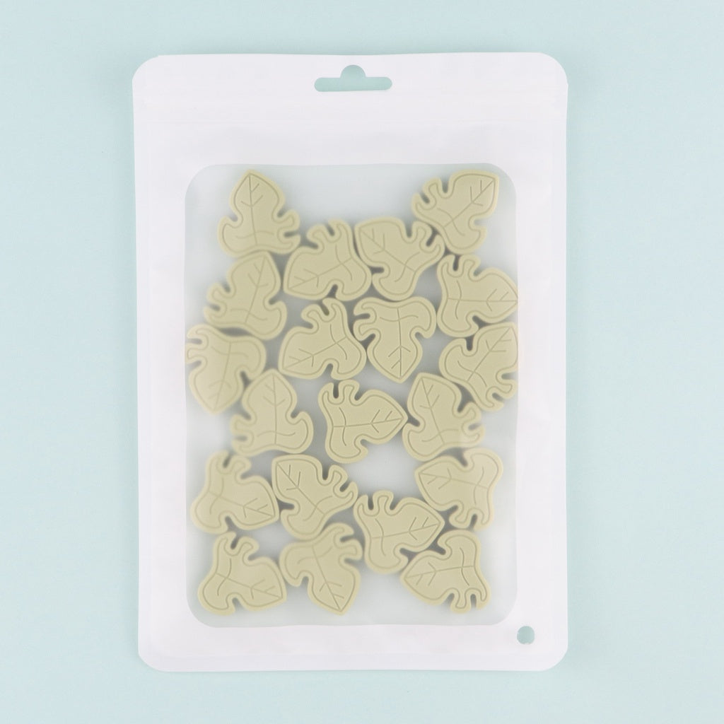 Silicone Monstera Leaf Beads