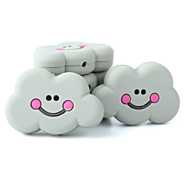 Silicone Cloud Teething Beads