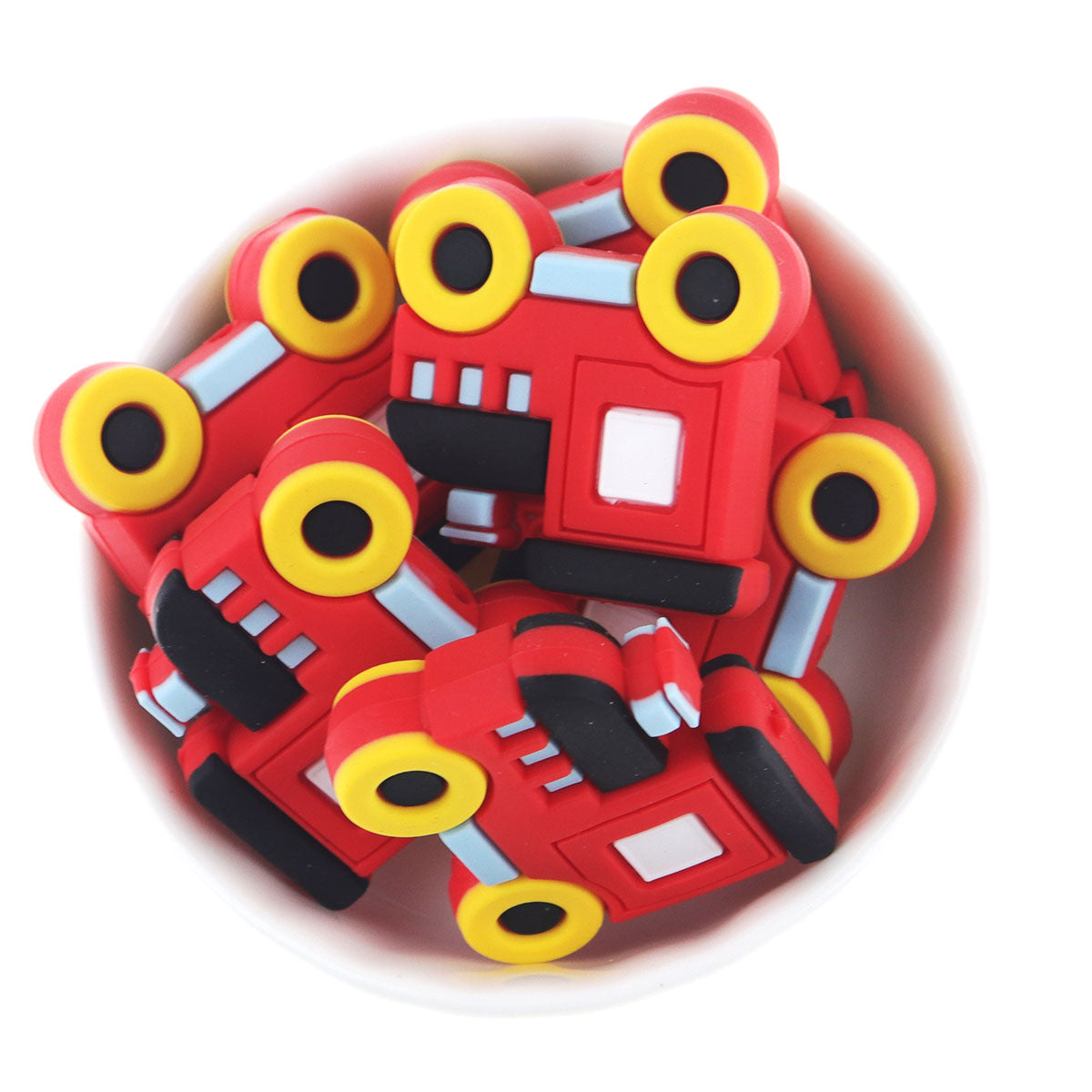 Silicone Small Bus Teething Beads