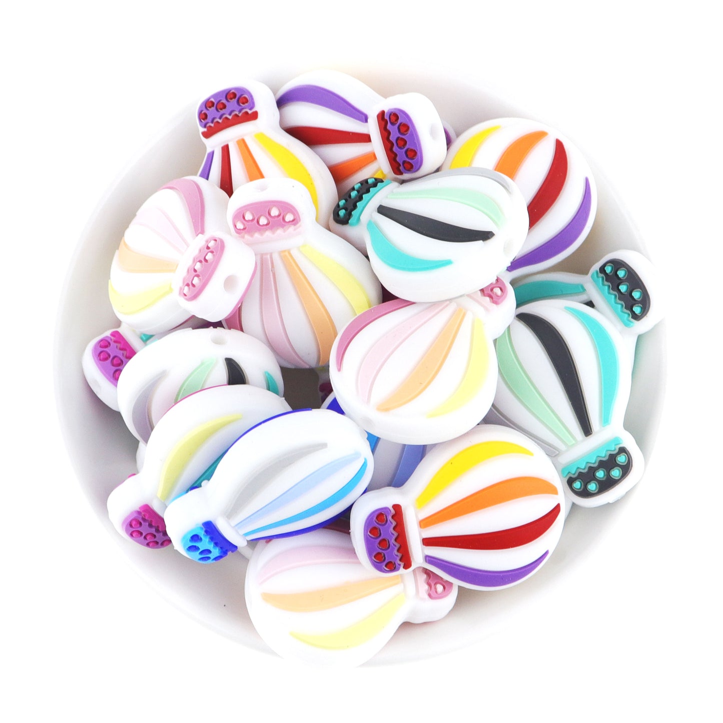 Silicone Hot Air Balloon Teething Beads