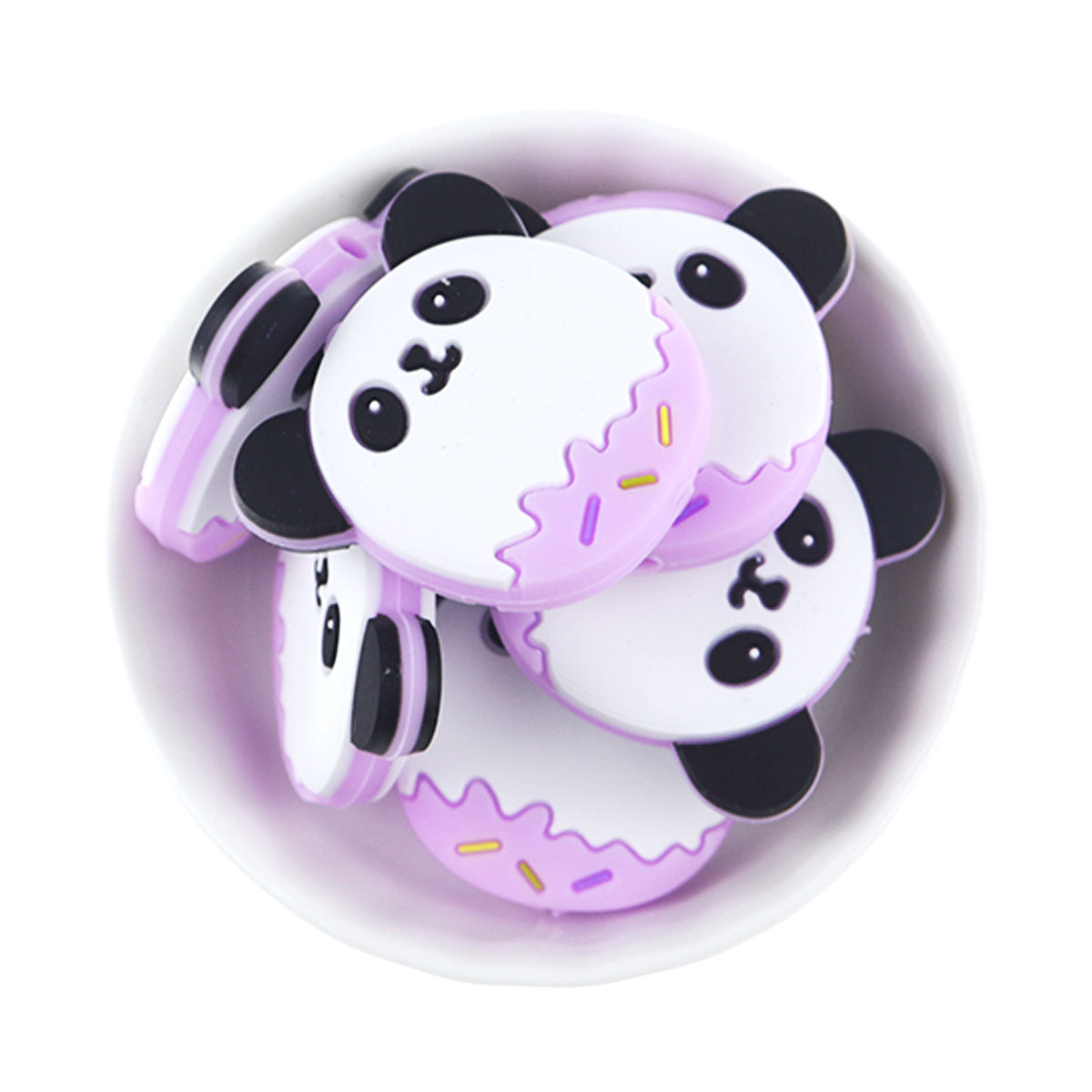 Silicone Panda Teething Beads