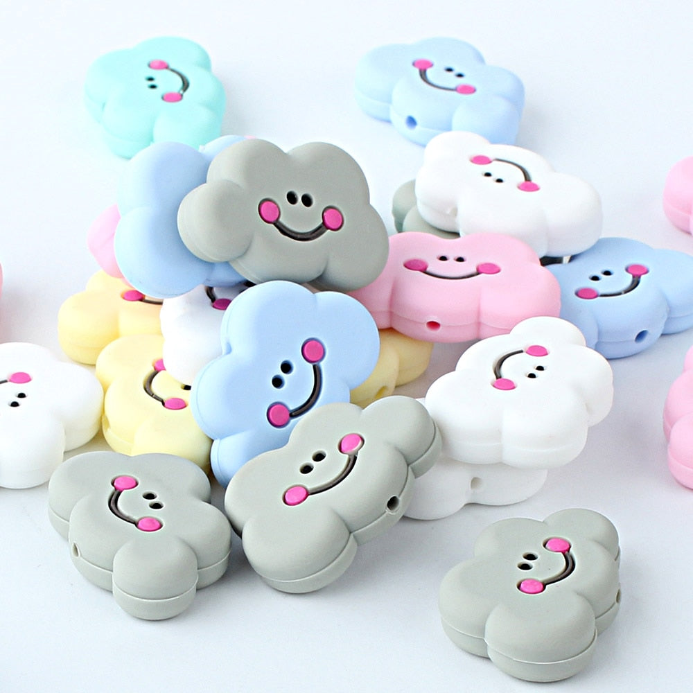 Silicone Cloud Teething Beads