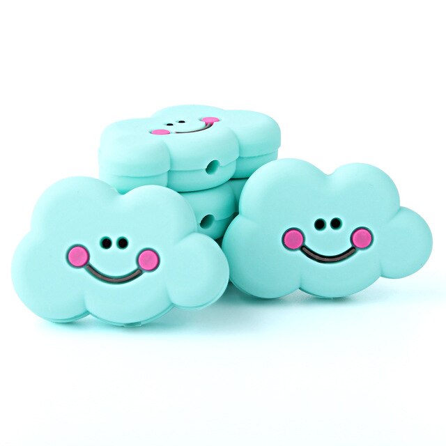 Silicone Cloud Teething Beads