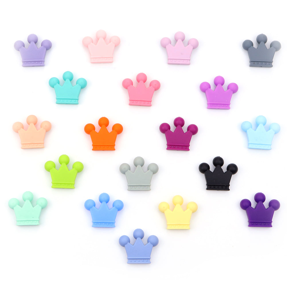 Silicone Crown Teething Beads