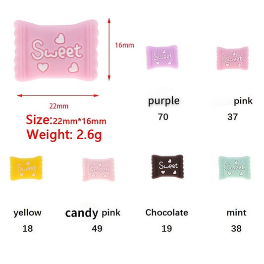 Silicone Mini Candy Beads
