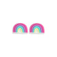 Silicone Mini rainbow Teething Beads
